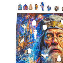 Carregar imagem no visualizador da galeria, Quebra-Cabeça de Madeira 3D - Dumbledore