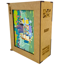 Carregar imagem no visualizador da galeria, Quebra-Cabeça de Madeira 3D - Bluey