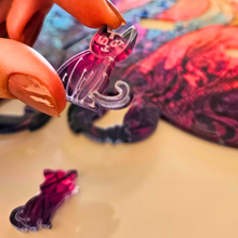 Carregar imagem no visualizador da galeria, Quebra-Cabeça de Acrílico 3D - Gato Neon