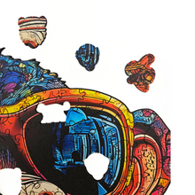 Carregar imagem no visualizador da galeria, Quebra-Cabeça de Madeira 3D - Macaco Cyberpunk