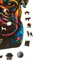 Carregar imagem no visualizador da galeria, Quebra-Cabeça de Madeira 3D - Pug