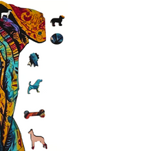 Carregar imagem no visualizador da galeria, Quebra-Cabeça de Madeira 3D - Bulldog Inglês