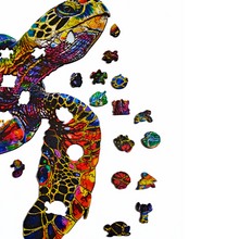 Carregar imagem no visualizador da galeria, Quebra-Cabeça de Madeira 3D - Tartaruga