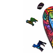 Carregar imagem no visualizador da galeria, Quebra-Cabeça de Madeira 3D - Bulldog Francês