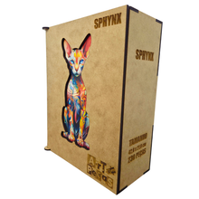 Carregar imagem no visualizador da galeria, Quebra-Cabeça de Madeira 3D - Sphynx
