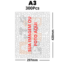 Carregar imagem no visualizador da galeria, Personalizado com Peças Irregulares - Quebra-Cabeça de Madeira 3D