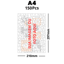 Carregar imagem no visualizador da galeria, Personalizado com Peças Irregulares - Quebra-Cabeça de Madeira 3D