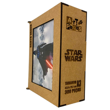 Carregar imagem no visualizador da galeria, Quebra-Cabeça de Madeira 3D - Darth Vader