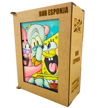 Carregar imagem no visualizador da galeria, Quebra-Cabeça de Madeira 3D - Bob Esponja