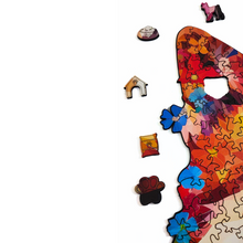 Carregar imagem no visualizador da galeria, Quebra-Cabeça de Madeira 3D - Akita