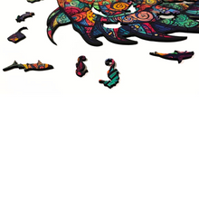 Carregar imagem no visualizador da galeria, Quebra-Cabeça de Madeira 3D - Cavalo Marinho