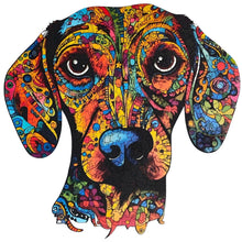 Carregar imagem no visualizador da galeria, Quebra-Cabeça de Madeira 3D - Dachshund