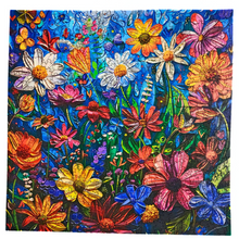 Carregar imagem no visualizador da galeria, Quebra-Cabeça de Madeira 3D - Flores