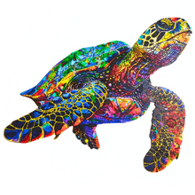Carregar imagem no visualizador da galeria, Quebra-Cabeça de Madeira 3D - Tartaruga