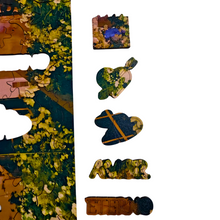 Carregar imagem no visualizador da galeria, Sua Foto com Molde Dia dos Namorados - Quebra-Cabeça de Madeira 3D Personalizável
