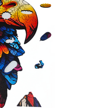 Carregar imagem no visualizador da galeria, Quebra-Cabeça de Madeira 3D - Águia
