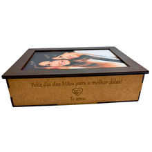 Carregar imagem no visualizador da galeria, Sua Foto com Molde Dia das Mães - Quebra-Cabeça de Madeira 3D Personalizável
