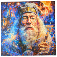 Carregar imagem no visualizador da galeria, Quebra-Cabeça de Madeira 3D -  Dumbledore

