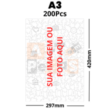 Carregar imagem no visualizador da galeria, Sua Foto com Molde Para Família - Quebra-Cabeça de Madeira 3D Personalizável
