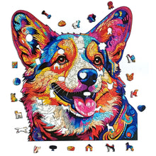 Carregar imagem no visualizador da galeria, Quebra-Cabeça de Madeira 3D - Corgi
