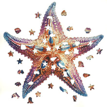 Carregar imagem no visualizador da galeria, Quebra-Cabeça de Madeira 3D - Estrela do Mar
