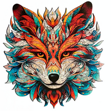 Carregar imagem no visualizador da galeria, Quebra-Cabeça de Madeira 3D - Raposa
