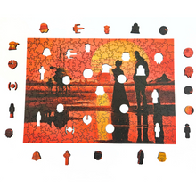 Carregar imagem no visualizador da galeria, Quebra-Cabeça de Madeira 3D - Tatooine
