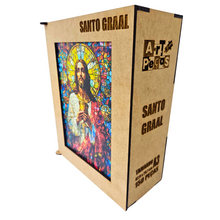 Carregar imagem no visualizador da galeria, Quebra-Cabeça de Madeira 3D - Santo Graal
