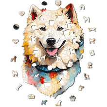 Carregar imagem no visualizador da galeria, Quebra-Cabeça de Madeira 3D - Samoieda
