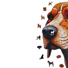 Carregar imagem no visualizador da galeria, Quebra-Cabeça de Madeira 3D - Beagle
