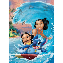 Carregar imagem no visualizador da galeria, Quebra-Cabeça de Madeira 3D - Lilo &amp; Stitch
