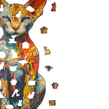 Carregar imagem no visualizador da galeria, Quebra-Cabeça de Madeira 3D - Sphynx
