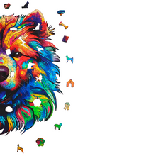 Carregar imagem no visualizador da galeria, Quebra-Cabeça de Madeira 3D - Chow Chow
