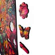 Carregar imagem no visualizador da galeria, Quebra-Cabeça de Madeira 3D - Floral
