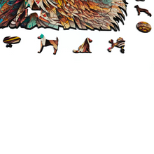 Carregar imagem no visualizador da galeria, Quebra-Cabeça de Madeira 3D - Border Collie
