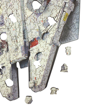 Carregar imagem no visualizador da galeria, Quebra-Cabeça de Madeira 3D - Millennium Falcon
