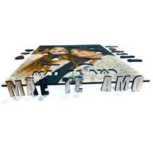 Carregar imagem no visualizador da galeria, Sua Foto com Molde Dia das Mães - Quebra-Cabeça de Madeira 3D Personalizável
