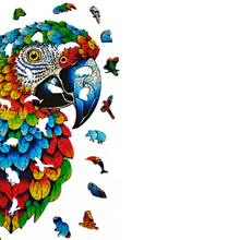 Carregar imagem no visualizador da galeria, Quebra-Cabeça de Madeira 3D - Arara
