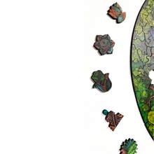 Carregar imagem no visualizador da galeria, Quebra-Cabeça de Madeira 3D - Mandala Buda
