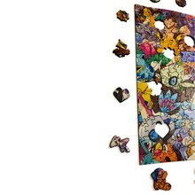 Carregar imagem no visualizador da galeria, Quebra-Cabeça de Madeira 3D - Poster Pokemon
