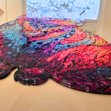 Carregar imagem no visualizador da galeria, Quebra-Cabeça de Acrílico 3D - Gato Neon
