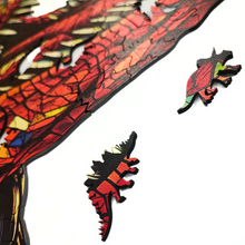 Carregar imagem no visualizador da galeria, Quebra-Cabeça de Madeira 3D - T-Rex
