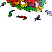 Carregar imagem no visualizador da galeria, Quebra-Cabeça de Madeira 3D - Arara
