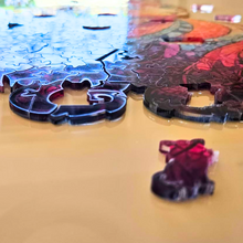 Carregar imagem no visualizador da galeria, Quebra-Cabeça de Acrílico 3D - Gato Neon
