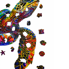 Carregar imagem no visualizador da galeria, Quebra-Cabeça de Madeira 3D - Tartaruga
