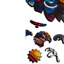 Carregar imagem no visualizador da galeria, Quebra-Cabeça de Madeira 3D - Águia
