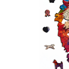 Carregar imagem no visualizador da galeria, Quebra-Cabeça de Madeira 3D - Akita
