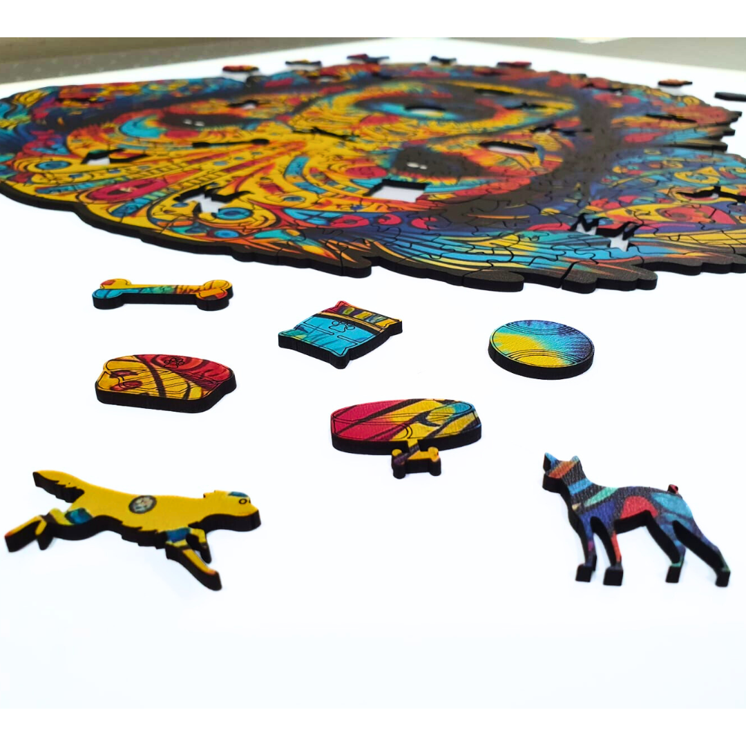 Quebra-cabeça de carro 3D com 48 desafios. Blocos de madeira - Grimm Toys