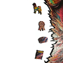 Carregar imagem no visualizador da galeria, Quebra-Cabeça de Madeira 3D - Border Collie
