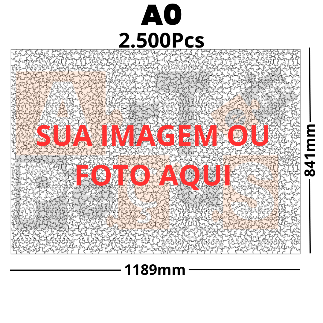 Quebra-Cabeça Personalizado com Fotos 60 peças